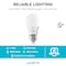 Luxrite A15 LED Light Bulbs 7W (40W Equivalent) 600LM 3000K Soft White Dimmable E26 Base 4-Pack LR21281-4PK - alternate 3